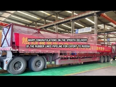 Tubo rivestito di gomma antincorrosione Slurry Mining Dn25-Dn2000 Tailings Pipeline