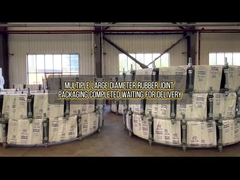 Giunto di gomma di grande diametro in attesa di consegna