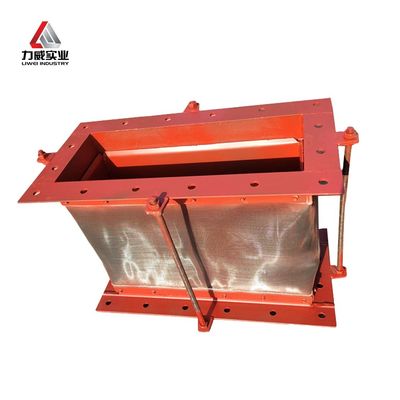 Compensatore di calore in tessuto rettangolare per sistemi di scarico di gas Compensatori di materiale molle