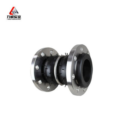 Personalizzazione di un giunto di gomma flessibile a doppia sfera con materiale di flange galvanizzato in acciaio al carbonio