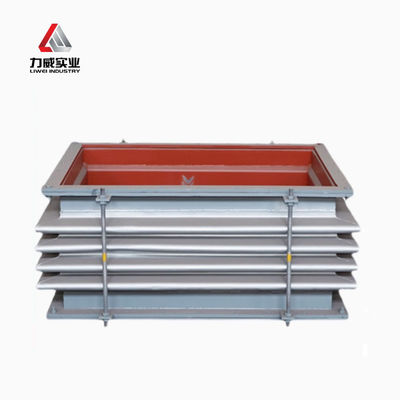 304 316L Acciaio inossidabile Quadrato rettangolare Metallo Non metallo Pelle Ventilatore Soft Connection Flue Air Duct Compensator