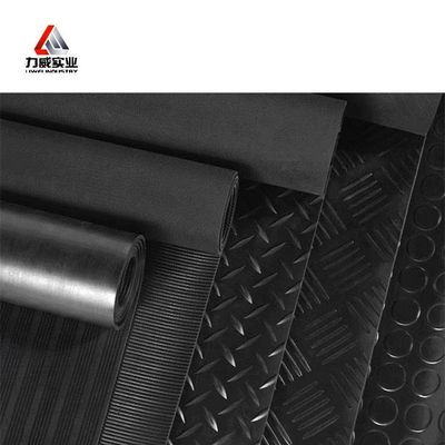 Foglio di gomma personalizzabile in NBR / SBR / NR / EPDM / Silicone / FKM Etc Lunghezza 1-50m