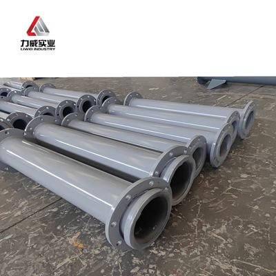 Buona flessibilità Tubazione rivestita in gomma con tecnologia avanzata per tubi in acciaio