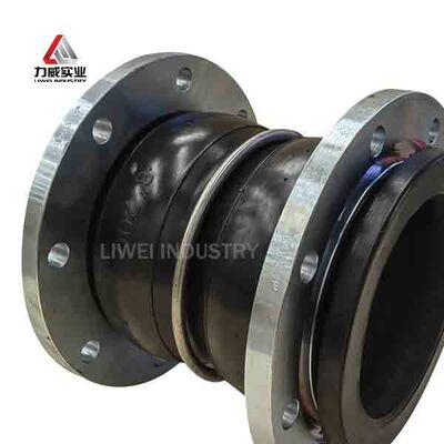 Intervallo di temperatura da meno 40 gradi Celsius a 120 gradi Celsius Giunto in gomma flessibile a doppia sfera Lunga durata Supporto personalizzato OEM