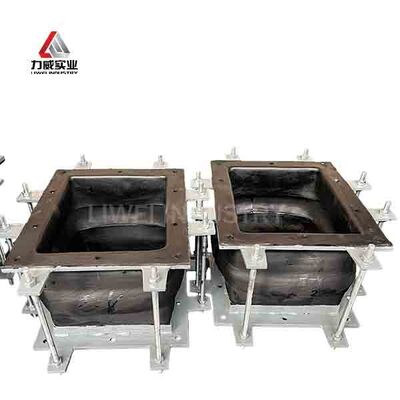 Compensatore flessibile in gomma non metallica progettato per assorbire le vibrazioni e compensare l'espansione termica nelle applicazioni di tubazioni