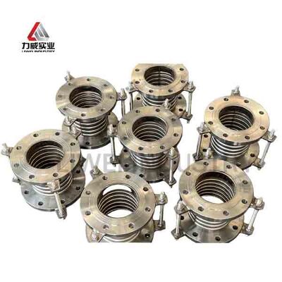 Flessibilità angolare Amortizzatore di vibrazioni metalliche progettato per la gamma di temperature da meno 40 gradi Celsius a 550 gradi Celsius