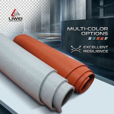 Lastra di gomma con eccellente resistenza all'abrasione e ammortizzazione, adatta ad ambienti difficili