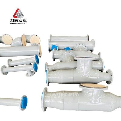 Servizio personalizzato Tubo di gomma resistente alla corrosione Tubo di acciaio rivestimento materiale opzionale in lunghezze standard 6m o personalizzato per la durata