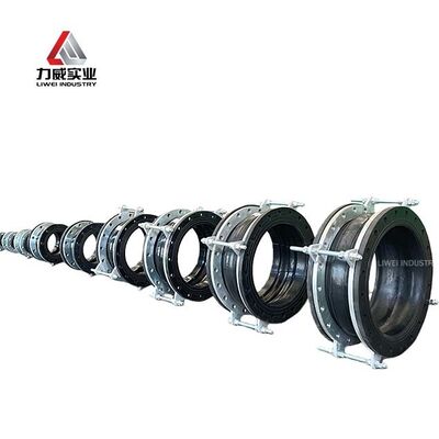 Giunto flessibile in gomma a sfera singola resistente alla corrosione, elemento flessibile adatto per sistemi di tubazioni dinamici che richiedono compensazione del movimento