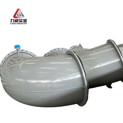 Anti-invecchiamento Lunga durata di vita tubo rivestito di gomma spessore della parete 2-16mm personalizzabile per ambienti difficili