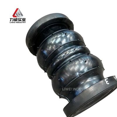 JIS 10K Flanged Double Sphere Rubber Expansion Joint EPDM vulcanizzato per sistemi di approvvigionamento idrico
